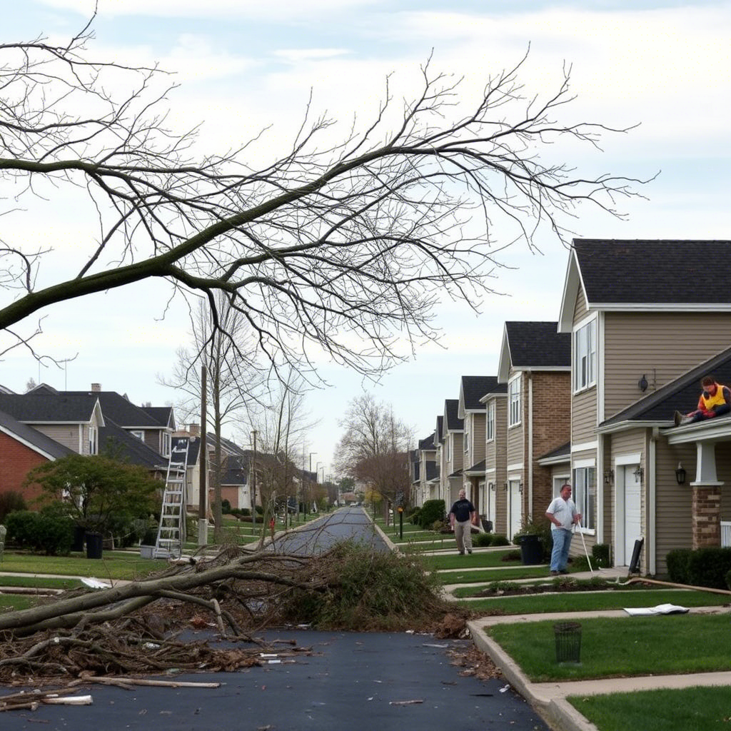 Apartment Complex Water Main Break